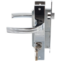 Врезной замок НОРА-М N106-85 К хром 16190