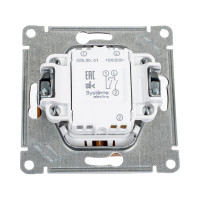 2-клавишный выключатель Systeme Electric GLOSSA 10АХ, ДЕРЕВО ДУБ GSL000551