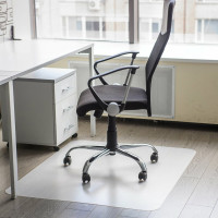 Защитный коврик BRABIX для напольных покрытий, полипропилен, 90х120см, матовый 606622