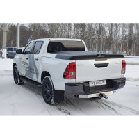 Фаркоп PT Group ТСУ со съемным квадратом, с нержавеющей накладкой, Toyota Hilux 2015-н.в. 09121501