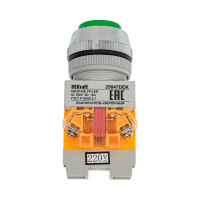 Выключатель кнопочный Dekraft ВК-30, ABLFP, 10 А, LED, IP54 25047DEK