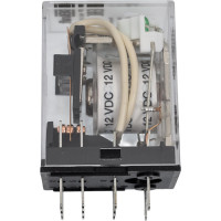 Промежуточное реле DEKraft 3-контактное, с led инд. 5а 12в dc пр-102 23869DEK