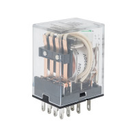 Промежуточное реле DEKraft 4 контакта, с led индикацией, 5а, 220в dc, пр-102 23892DEK