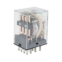 Промежуточное реле DEKraft 4 контакта, с led индикацией, 5а, 12в dc, пр-102 23886DEK