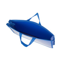 Пластиковая папка-портфель Attache А4+ синяя 340x40x245 мм, 1 отделение 1547348