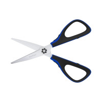 Ножницы Berlingo easycut 300 17.5 см, синие, мягкие вставки, европодвес DNn_17535_a