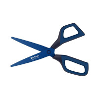 Ножницы Berlingo technic expert 21 см, синие, лезвия с титановым покрытием, эргономичные ручки, мягкие вставки, европодвес DNn_21005