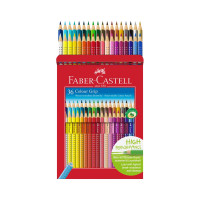 Цветные карандаши Faber-Castell grip, 36 цветов, трехгранные, заточенные, картонная коробка, европодвес 112442