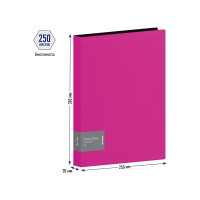 Папка Berlingo color zone на 4 кольцах, 35 мм, 1000 мкм, розовая ABp_43113