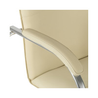 Стул Helmi hl-f04 самба м, каркас металл хром, экокожа, бежевый box2 344606