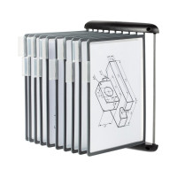 Демосистема настенная Promega office FDS012 10 пан., черный пластик Attache 268188