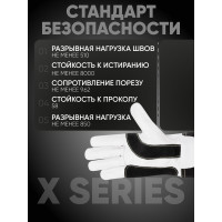 Краги из спилка и кожи Start Argon x STG2130