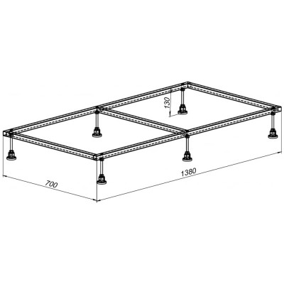 Каркас для литьевого поддона Aquanet 0.5 00267179