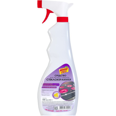 Mister Dez Средство для чистки стеклокерамических и индукционных плит Eco-Cleaning Лимон , 500мл 161