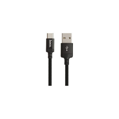 Hoco Usb кабель x14 times speed type-c, 2м, нейлон (черный) 0L-00044971