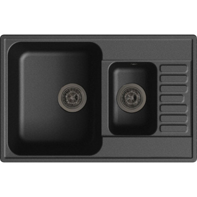 Кухонная мойка LEX St.Moritz 740 Black RULE000038