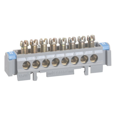 Legrand Клеммная колодка на изолирующих основаниях 1 x 6-25 мм? 12 x 1,5-16 мм? длина 113 мм 004824