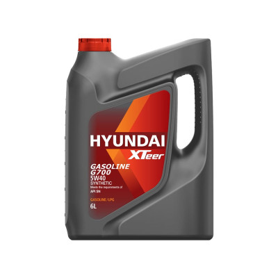 Синтетическое моторное масло HYUNDAI XTeer XTeer Gasoline G700 5W40 SN 1061136