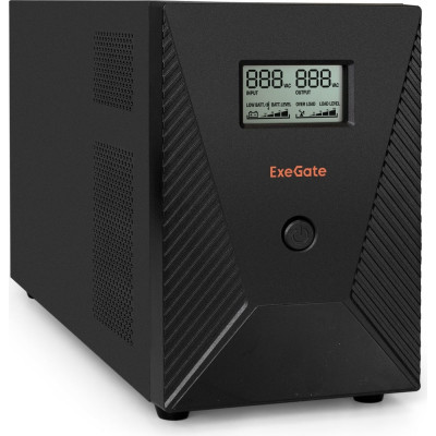 Источник бесперебойного питания ExeGate SpecialPro.Smart.LLB-3000.LCD.AVR.C13.RJ.USB.3000VA/1800W 287659