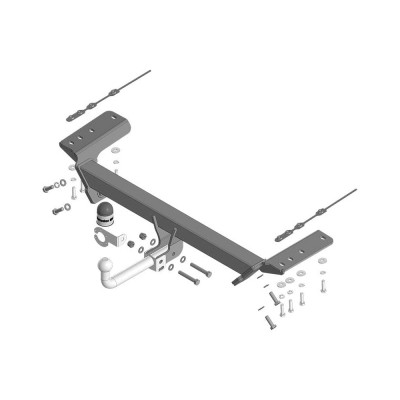 Фаркоп MOTODOR Exeed RX 2023 - н.в. оцинкованный, шар 99015-A