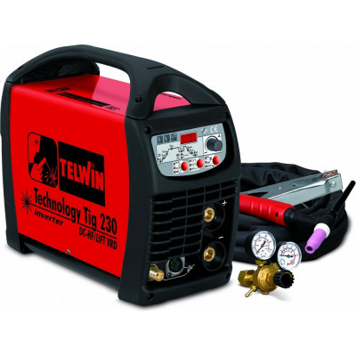 Сварочный аппарат Telwin TECHNOLOGY TIG 230 DC-HF/LIFT VRD 230V + TIG ACC 852055