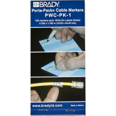Кабельные маркеры BRADY PWC-PK-1 brd35400