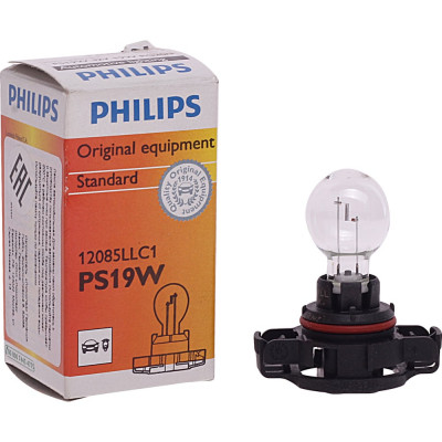 Автолампа PHILIPS PS19W PG20,1 HALOGEN LONG LIFE 12V 1,15 12085LLC1