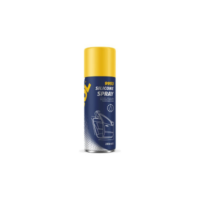 MANNOL SILICON SPRAY 200 мл. Силиконовая водоотталкивающая смазка 2451