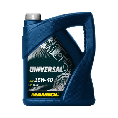 MANNOL UNIVERSAL 15W40 5 л. Минеральное моторное масло 15W-40 1221