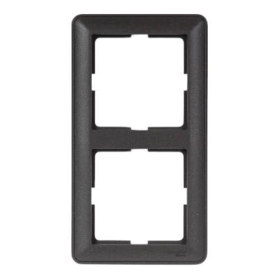 Systeme Electric ( Schneider Electric) WESSEN 59 Черный бархат Рамка 2-я KD-2-68