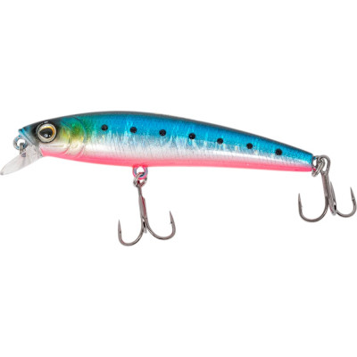 Strike Pro Arc Minnow 75SP цвет: A234-SBO-LU Blue Back Silver OB Fluo JL-119-SP#A234-SBO-LU