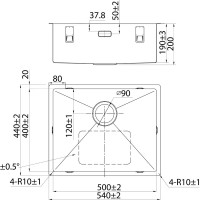 Мойка IDDIS Edifice EDI54G0i77