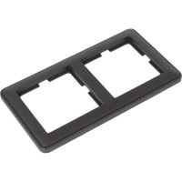 Двухместная рамка, черный бархат WESSEN 59 Systeme Electric KD-2-68