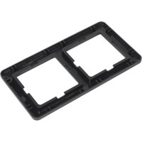 Двухместная рамка, черный бархат WESSEN 59 Systeme Electric KD-2-68