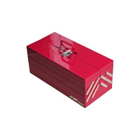 Набор инструментов 1/4",1/2" в переносном инструментальном ящике 535х258х225мм 5 лотков, 108шт JTC-B108