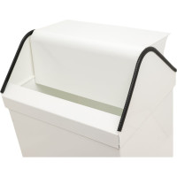 Металическое ведро Nofer 41 л, белое 14118.2.W 14118.2.W