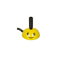 Шариковая ручка 25 шт в упаковке Attache Smile на липучке для стола желтая синий стержень 490444