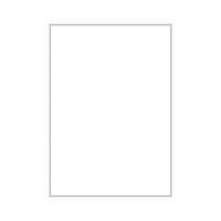 Самоклеящиеся этикетки Office Space А4, 25 листов, белые, неразделенные, 70 г/м2 16193