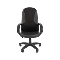 Кресло для руководителя Easy Chair 682 TС черное, ткань/искусственная кожа, пластик 1318292
