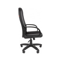 Кресло для руководителя Easy Chair 682 TС черное, ткань/искусственная кожа, пластик 1318292