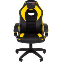 Игровое кресло CHAIRMAN game 16 экопремиум черный/желтый 00-07028514