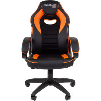 Игровое кресло CHAIRMAN game 16 экопремиум черный/оранжевый 00-07024555