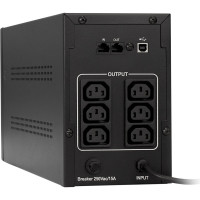 Источник бесперебойного питания ExeGate SpecialPro.UNB-1000.LED.AVR.C13.RJ.USB.1000VA/650W.LED.AVR6C13.RJ45/11USB 285480