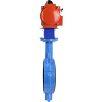 Затвор DN.ru WCB-316L-EPDM Ду150 Ру16 с пневмоприводом D050-01966