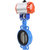 Затвор DN.ru WCB-316L-EPDM Ду150 Ру16 с пневмоприводом D050-01966