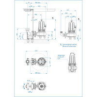 Погружной фекальный насос Dreno Pompe DNA 50-2/110 T 2001414