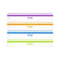 Линейка BERLINGO Color 15 см, прозрачная PR_30115