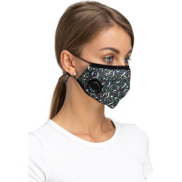 Полумаска RINIDI Silver Nano Буквы Артемия Лебедева, 4-х слойная FPP-15 Буквы-Nano