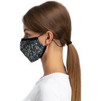 Полумаска RINIDI Silver Nano Буквы Артемия Лебедева, 4-х слойная FPP-15 Буквы-Nano