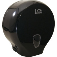 Диспенсер для туалетной бумаги LIME 200м, черный, 915202